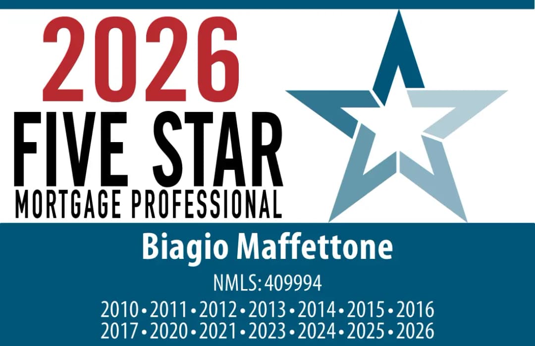 2026 Five Star Mortgage Professional - Biagio Maffettone